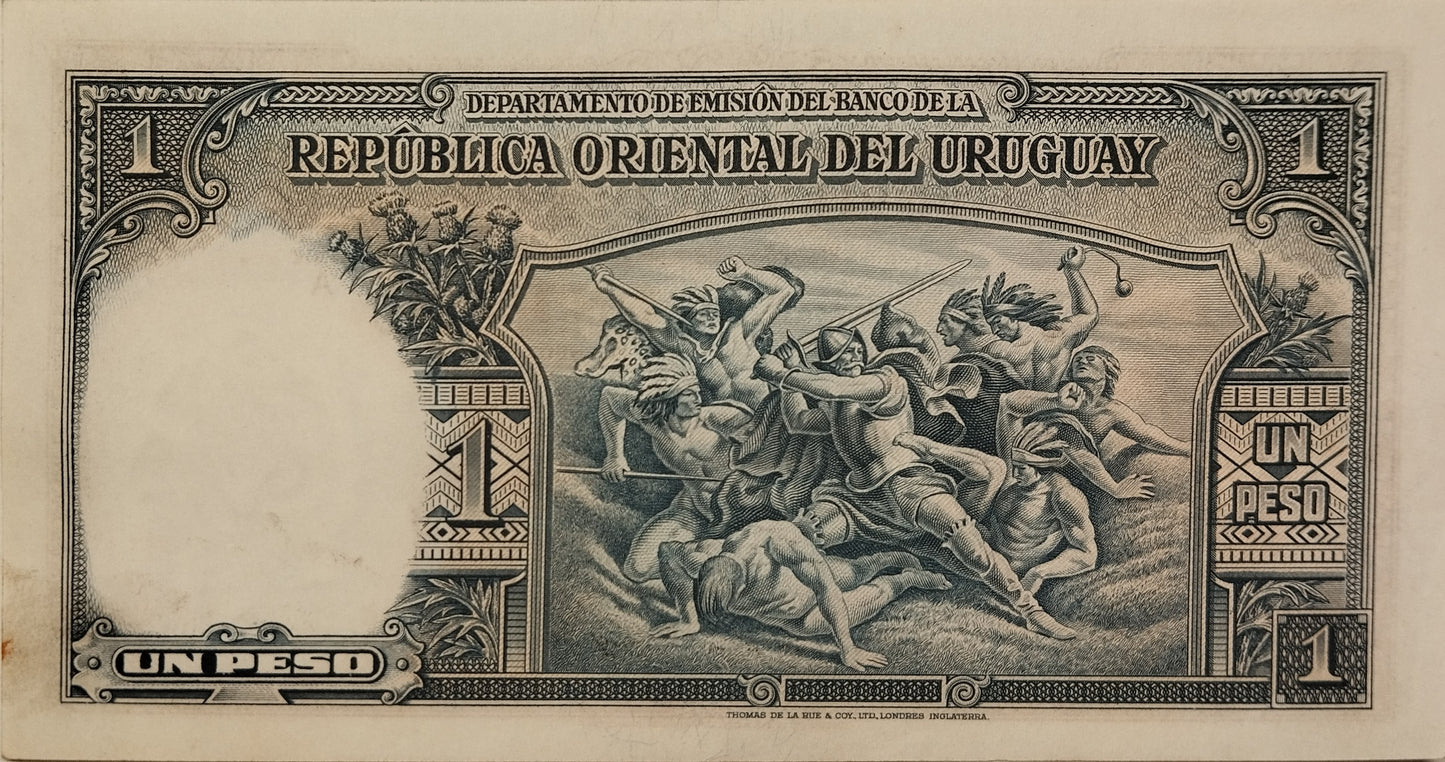 BU_ Uruguay - 1 Peso - 1935