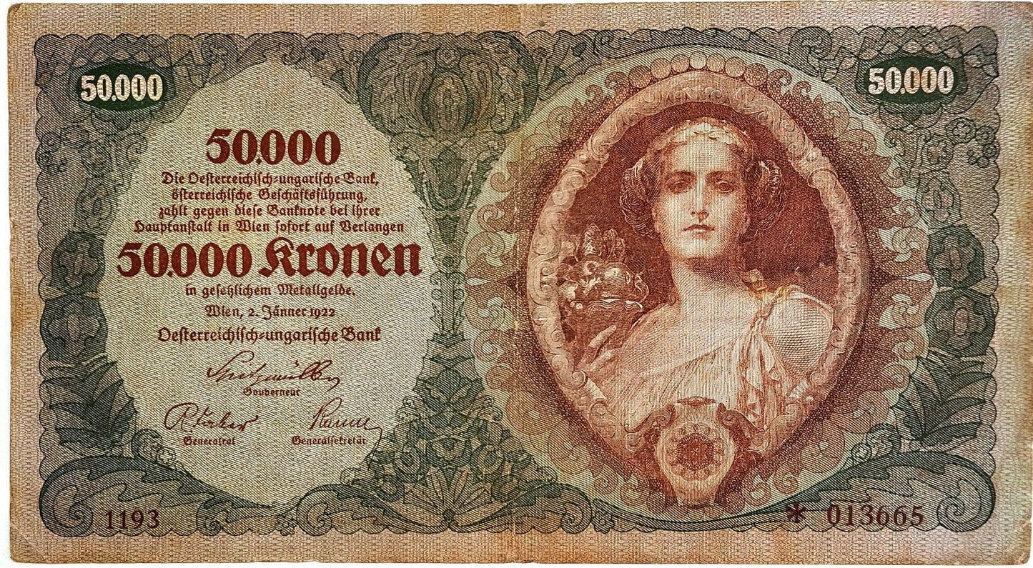 Austria - 1922 - 50.000 Krone