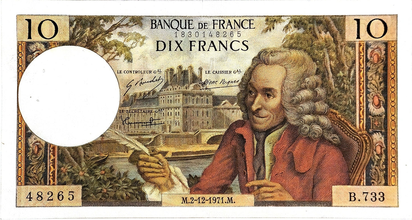 Francia - 1971 a 1973 - 10 Francos