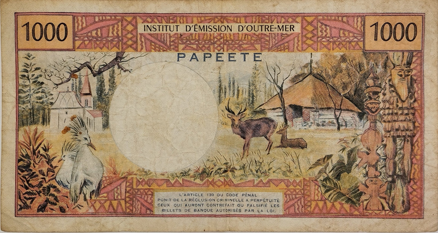 Francia - 1977 - Polinesia Francesa - 1000 Francos