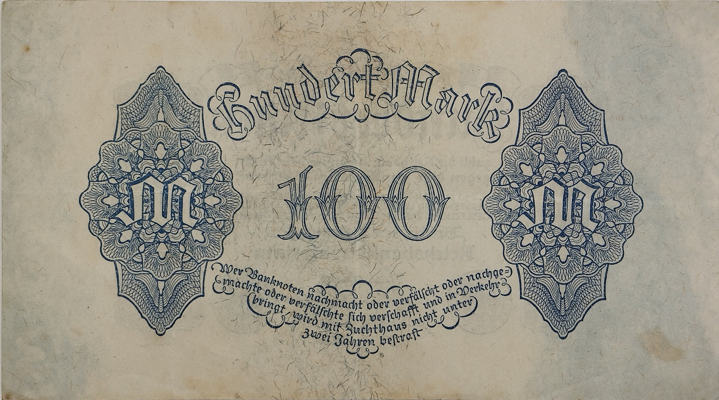 Alemania - 1922 - 100 Marcos