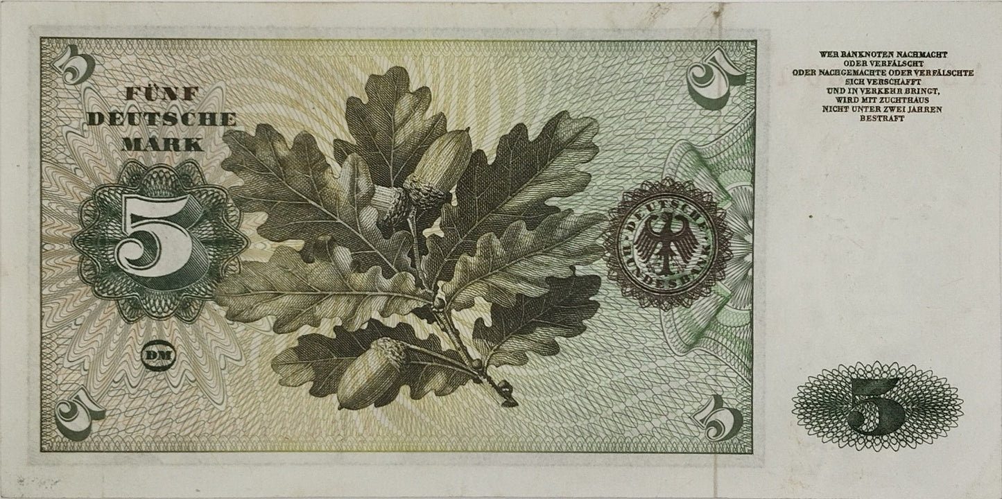 Alemania - 1960 - 5 Marcos