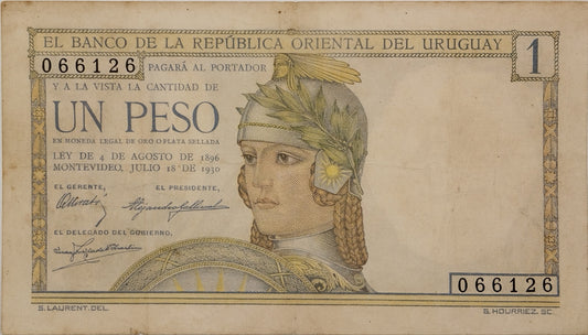 Uruguay - 1930 - 1 Peso