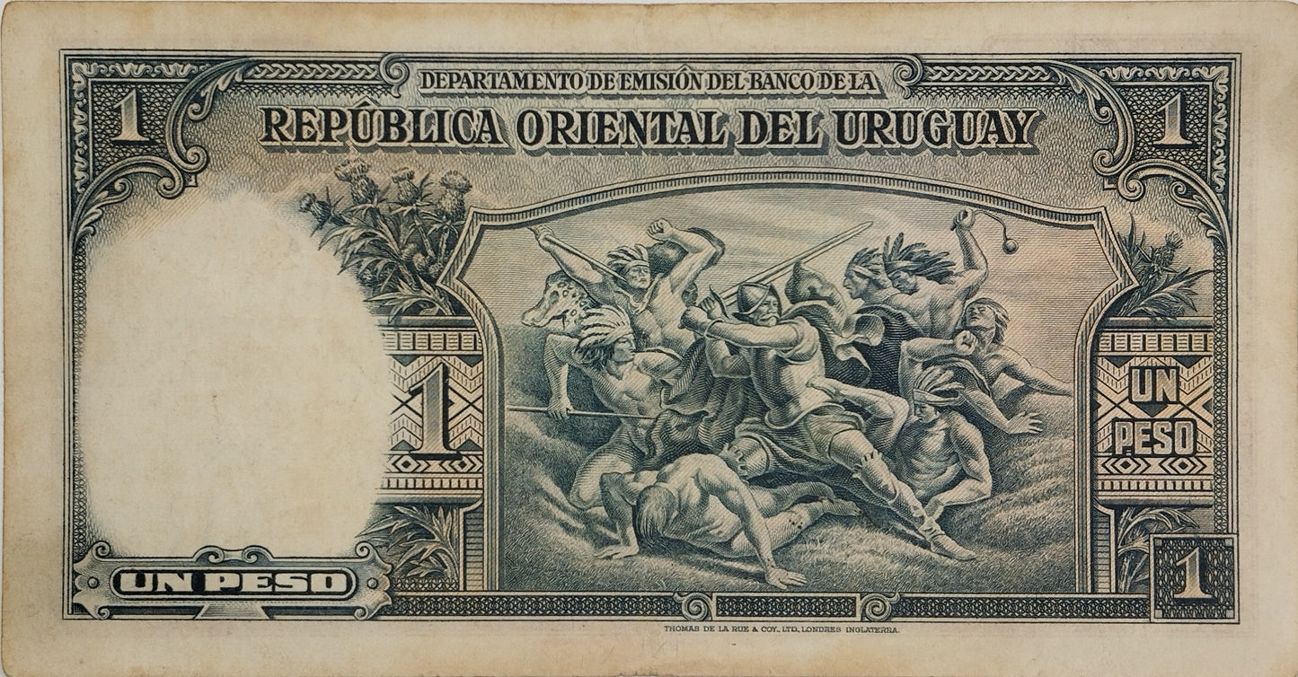 Uruguay - 1935 - 1 Peso - 9.III.1