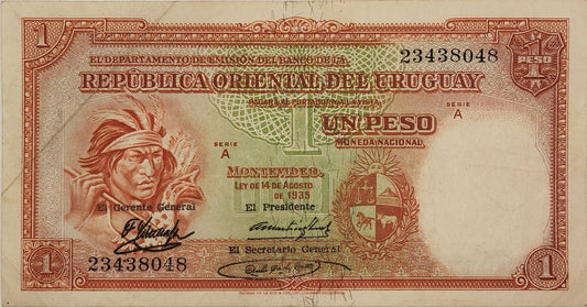 Uruguay - 1935 - 1 Peso - 9.III.15