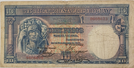 Uruguay - 1935 - 1 Peso - 9.V.9