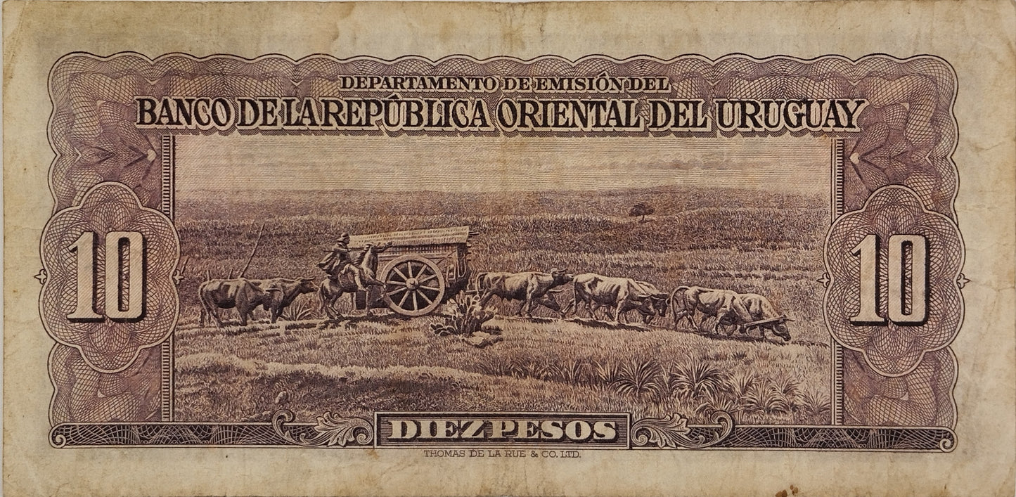 Uruguay - 1939 - 10 Pesos - 10.V.5