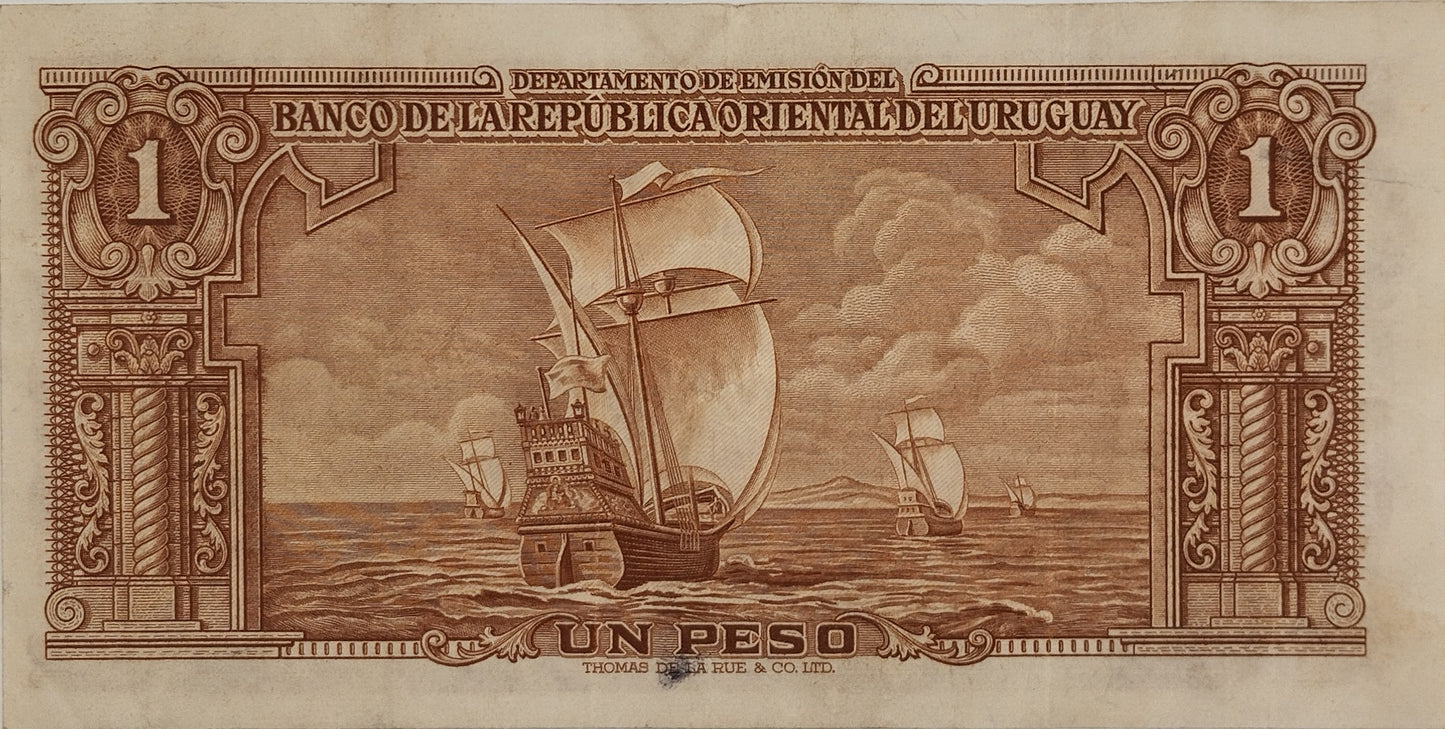 Uruguay - 1939 - 1 Peso