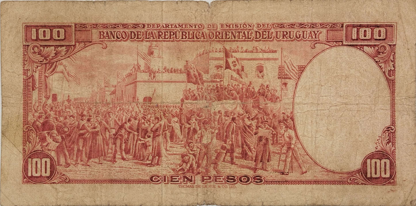 Uruguay - 1939 - 100 Pesos - 10.VII.11