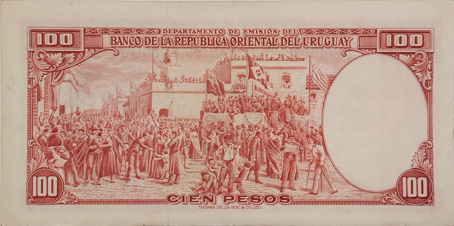 Uruguay - 1939 - 100 Pesos - 10.VII.22