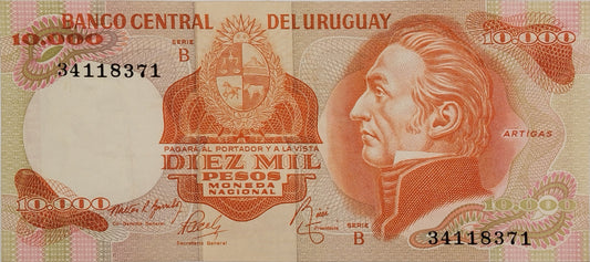 Uruguay - 1974 - 10.000 Pesos - 11.B.1.2 - Sin Circular
