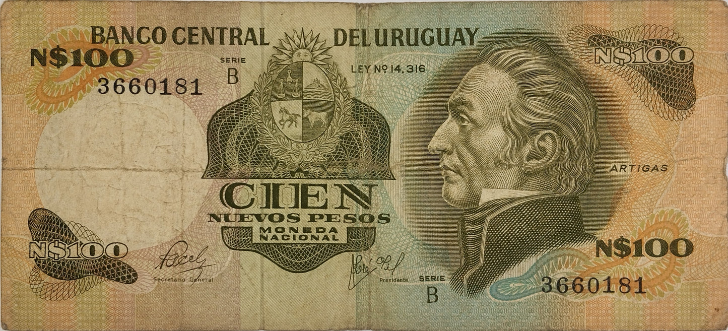 Uruguay - 1978 - N$ 100 - 22B