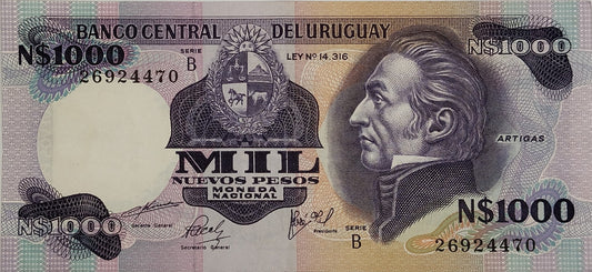 Uruguay - 1981 - N$ 1000 - 24.B.1.2