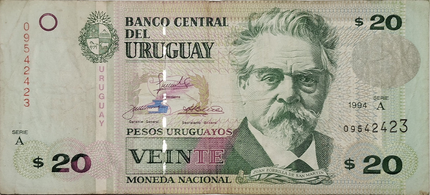 Uruguay - 1994 - 20 Pesos - 38 A