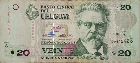 Uruguay - 1994 - 20 Pesos - 38 A