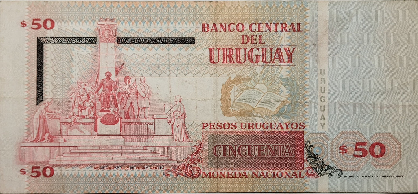 Uruguay - 2000 - 50 Pesos - 39 B