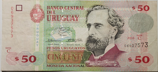 Uruguay - 2003 - 50 Pesos - 39 C