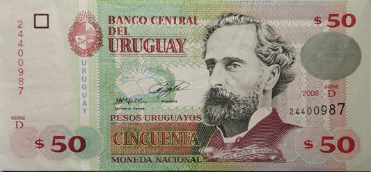 Uruguay - 2008 - 50 Pesos - 39 D