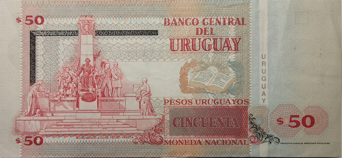 Uruguay - 2008 - 50 Pesos - 39 D