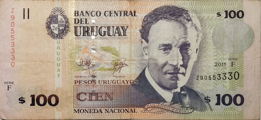 Uruguay - 2011 - 100 Pesos - F Reposición