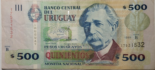 Uruguay - 1999 - 500 Pesos - 42 B