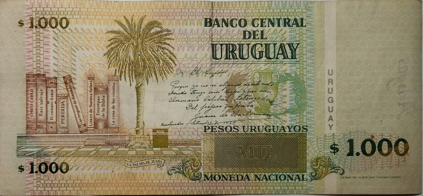 Uruguay - 1995 - 500 Pesos - 43 A