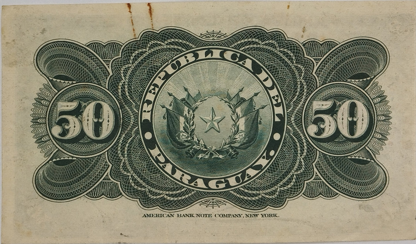 Paraguay - 1907 - 50 Centavos