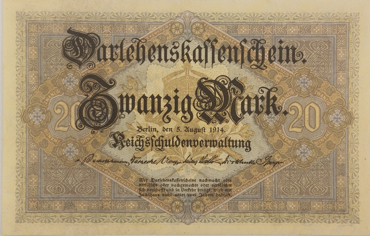 Alemania - 1914 - 20 Marcos