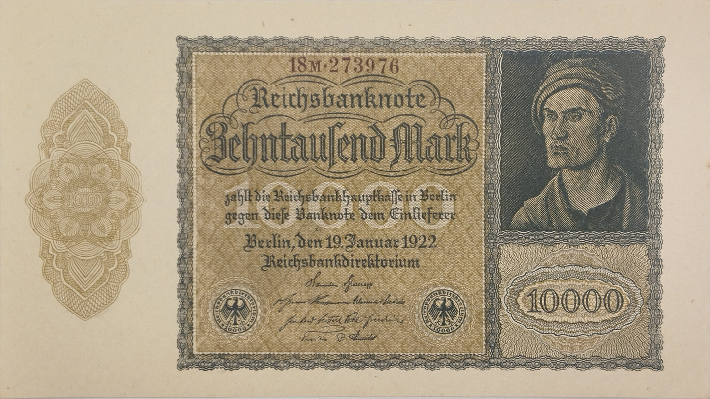 Alemania - 1922 - 10.000 Marcos - Sin Circular