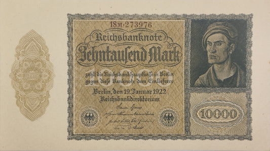 Alemania - 1922 - 10.000 Marcos - Sin Circular