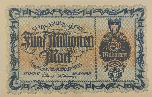 Alemania - 1923 - 5 Millones de Marcos