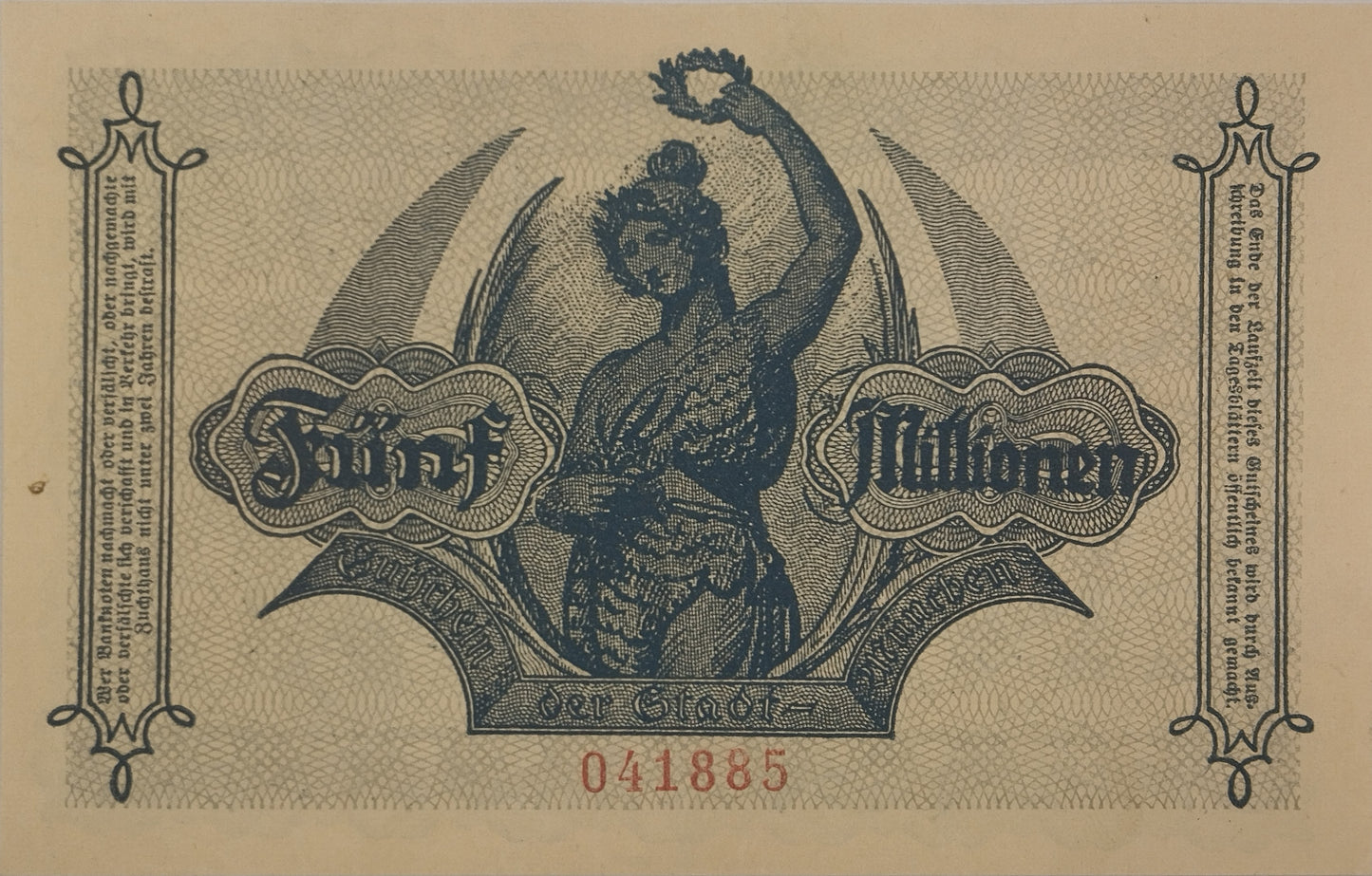 Alemania - 1923 - 5 Millones de Marcos