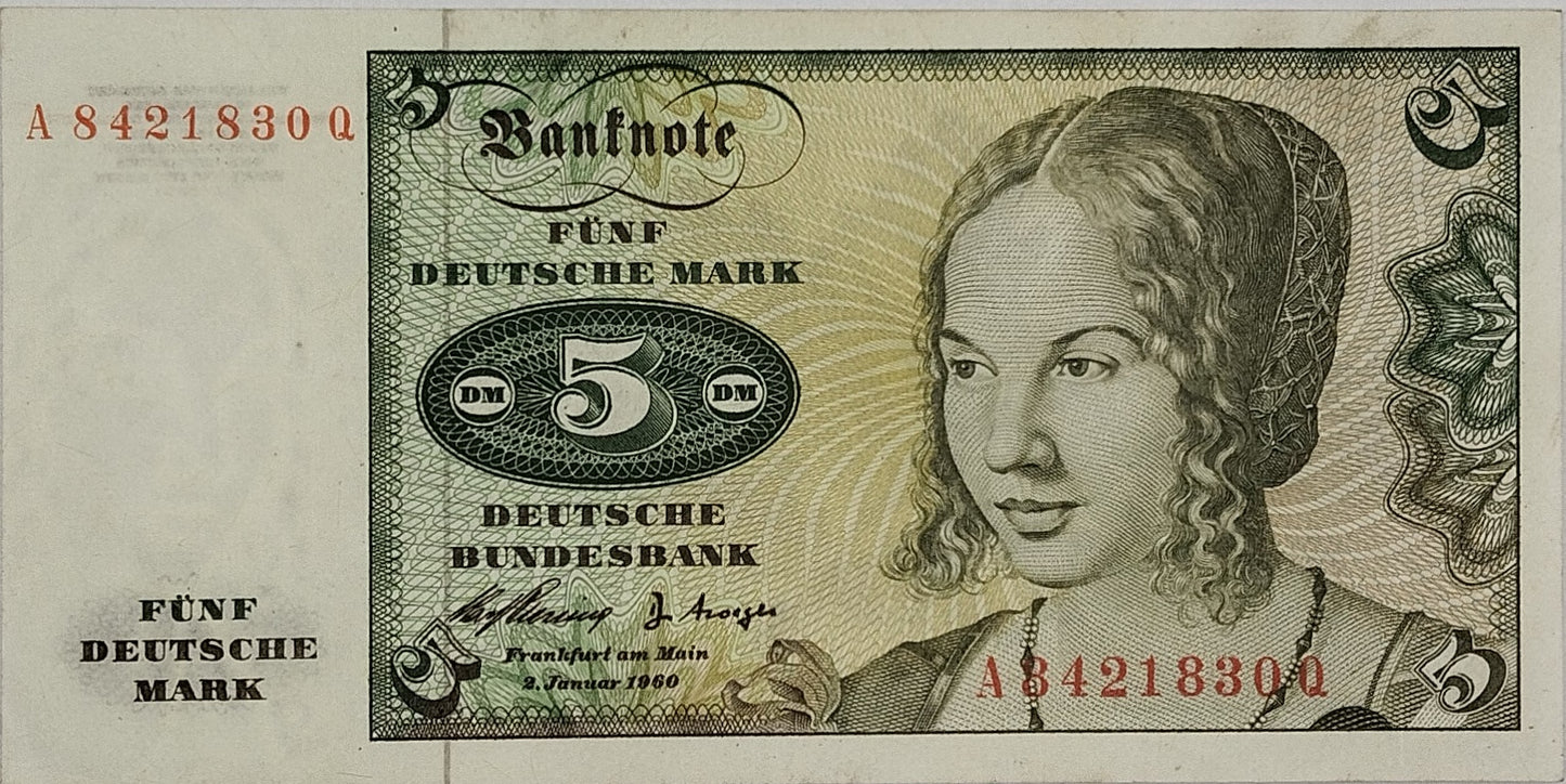 Alemania - 1960 - 5 Marcos