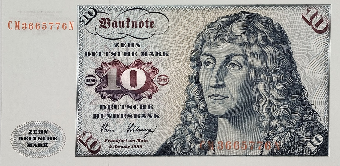 Alemania - 1980 - 10 Marcos - Sin circular