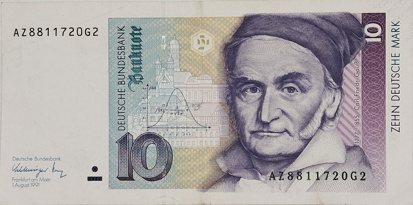 Alemania - 1991 - 10 Marcos