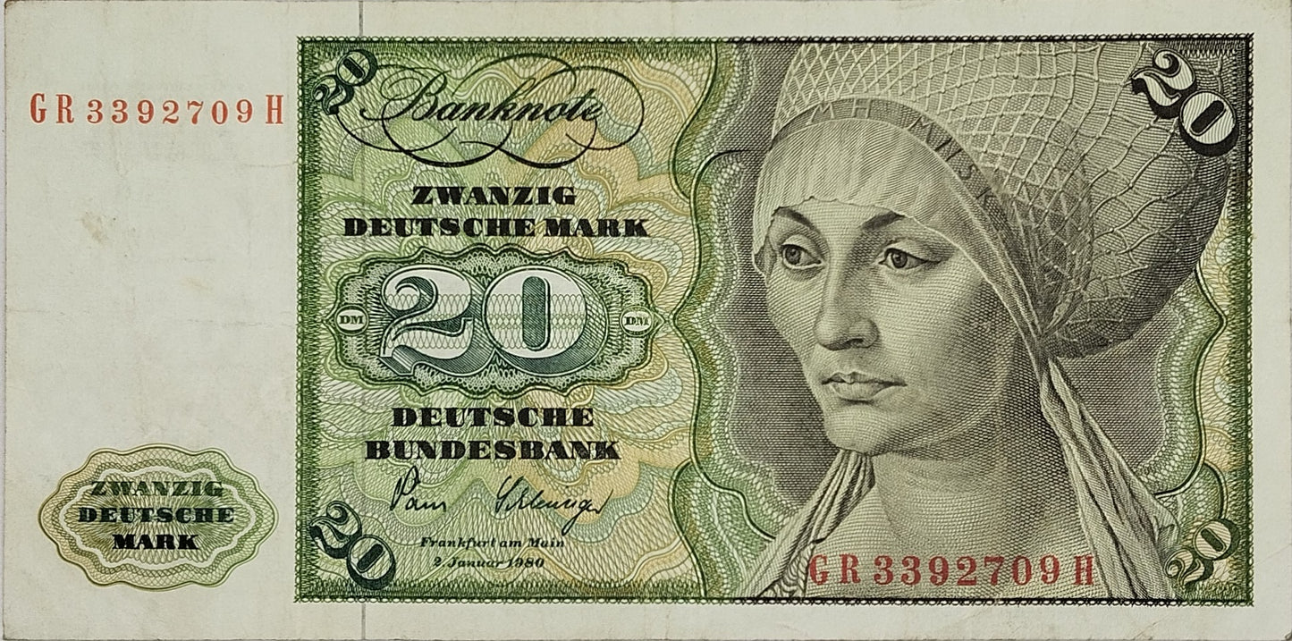 Alemania - 1980 - 20 Marcos