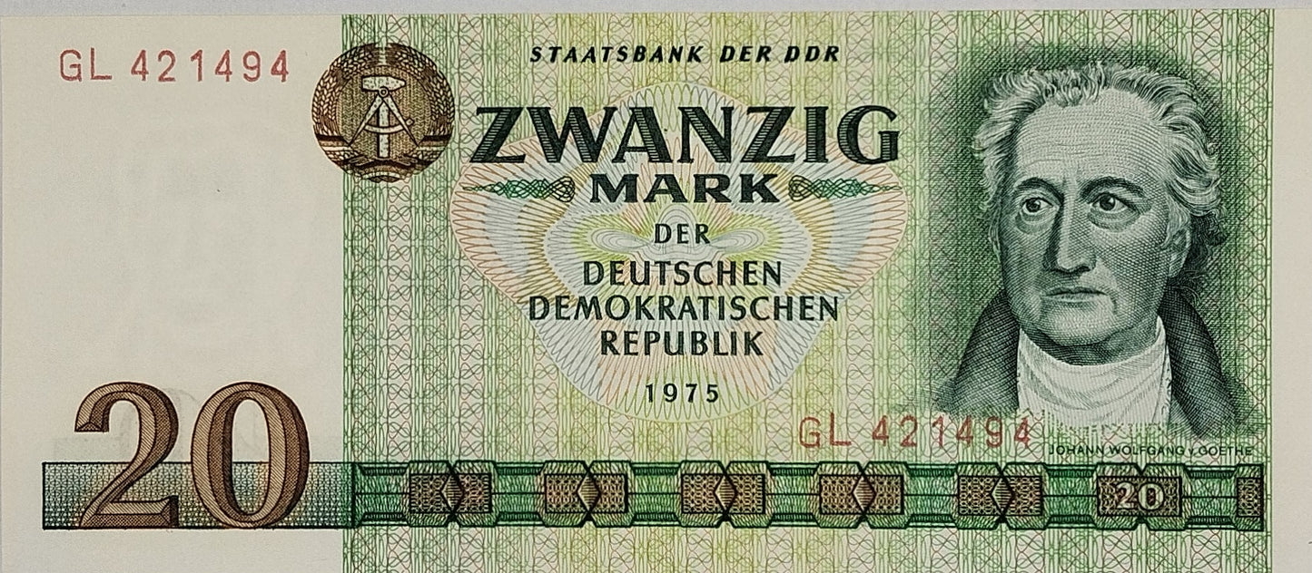 Alemania - 1975 - 20 Marcos - Sin Circular