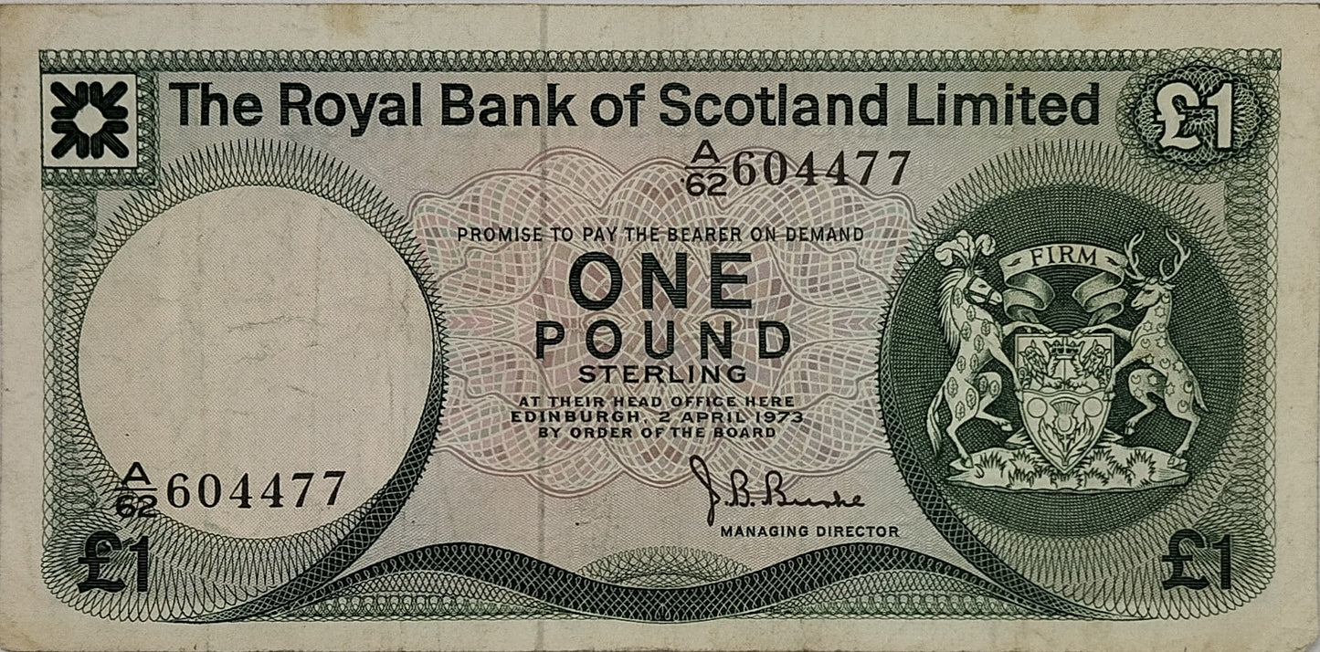 Escocia - 1973 - 1 Libra