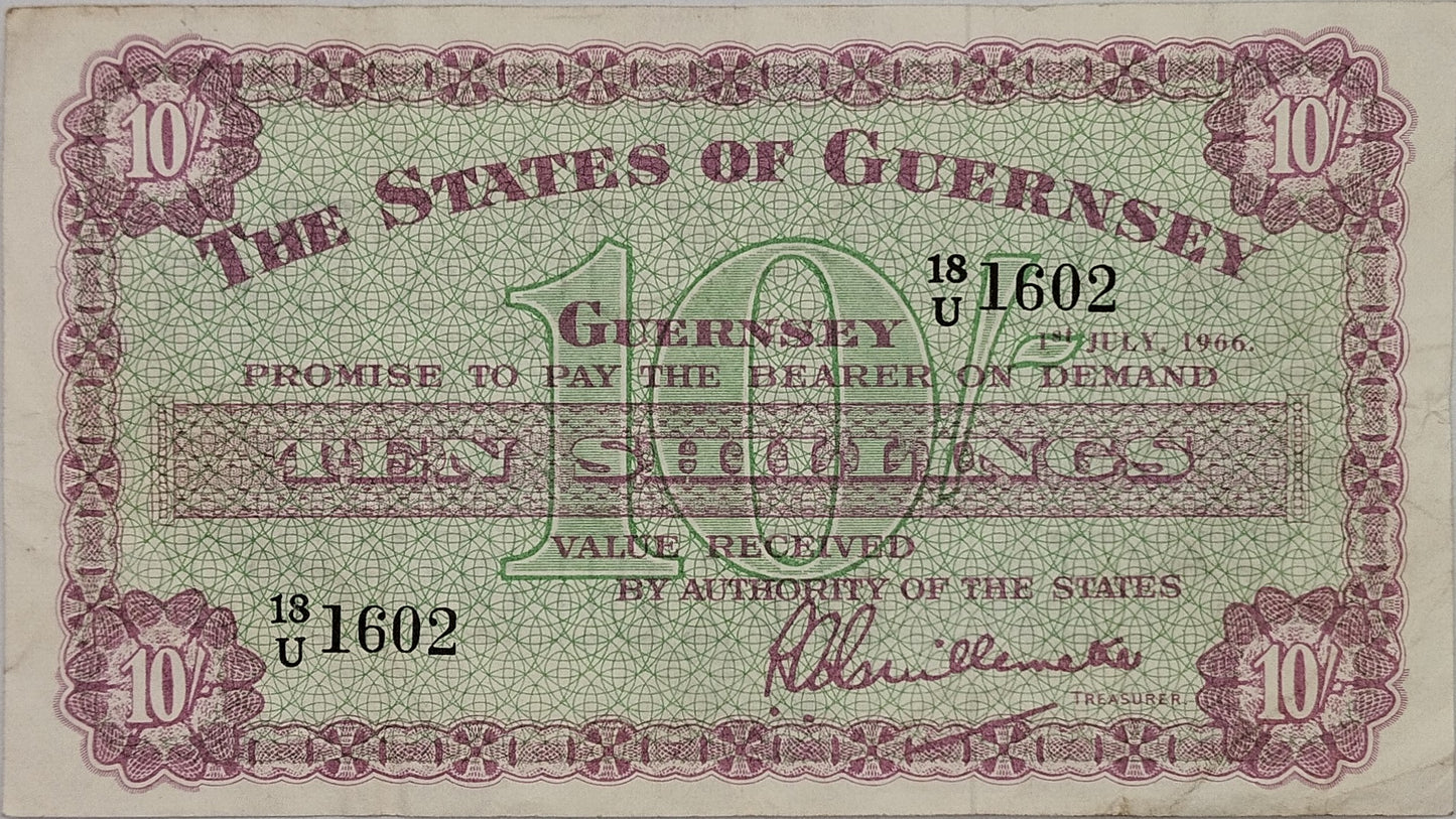 Guernsey - 1966 - 10 Chelines