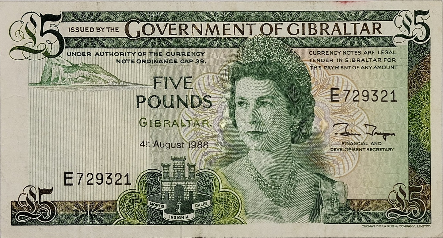 Gibraltar - 1998 - 5 Libras
