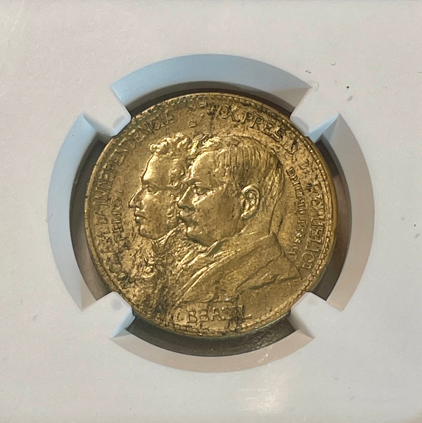 Brasil - 1922 - 1000 Reis - Independencia "BBASIL" - Certificada NGC MS63