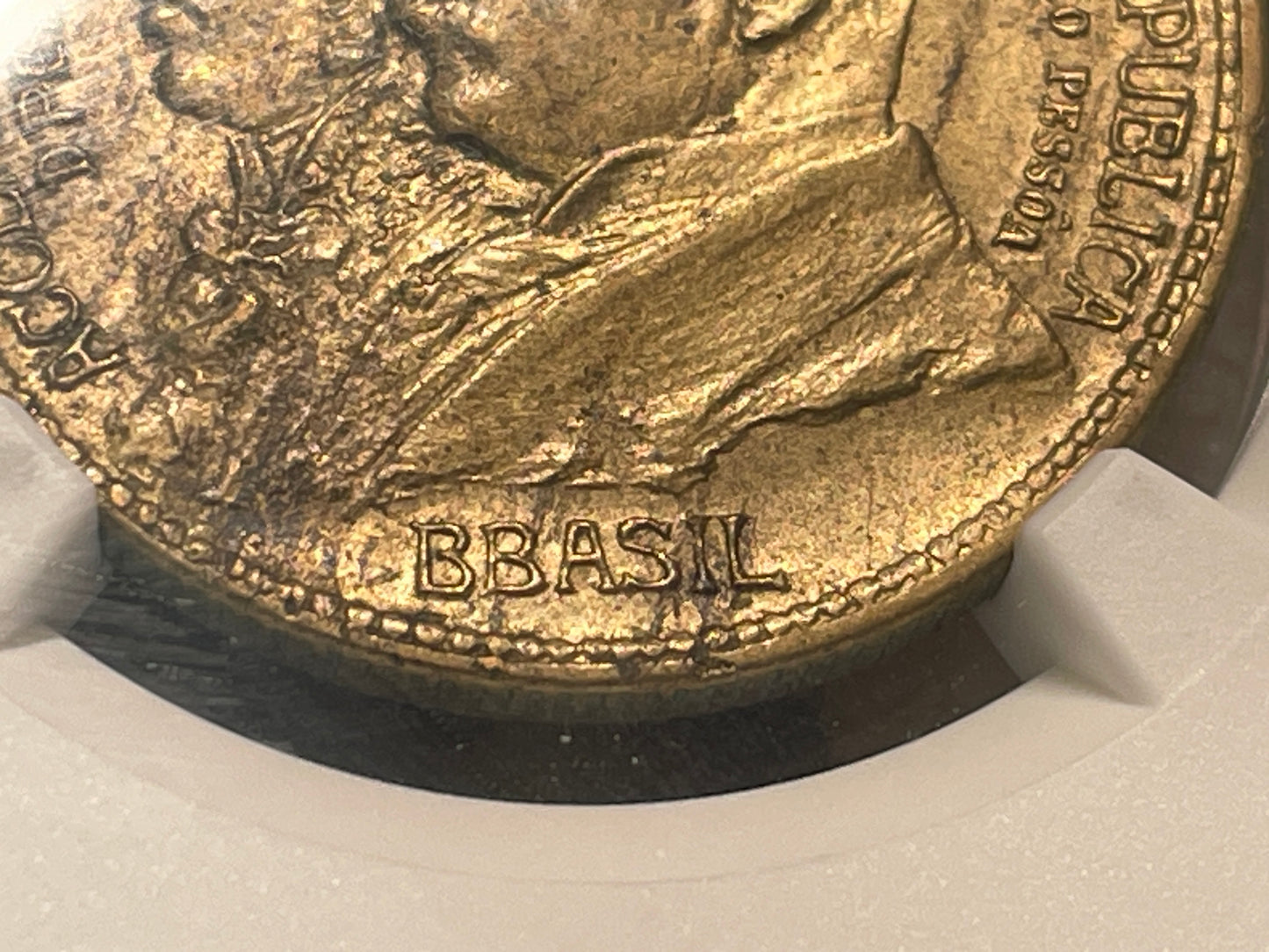 Brasil - 1922 - 1000 Reis - Independencia "BBASIL" - Certificada NGC MS63