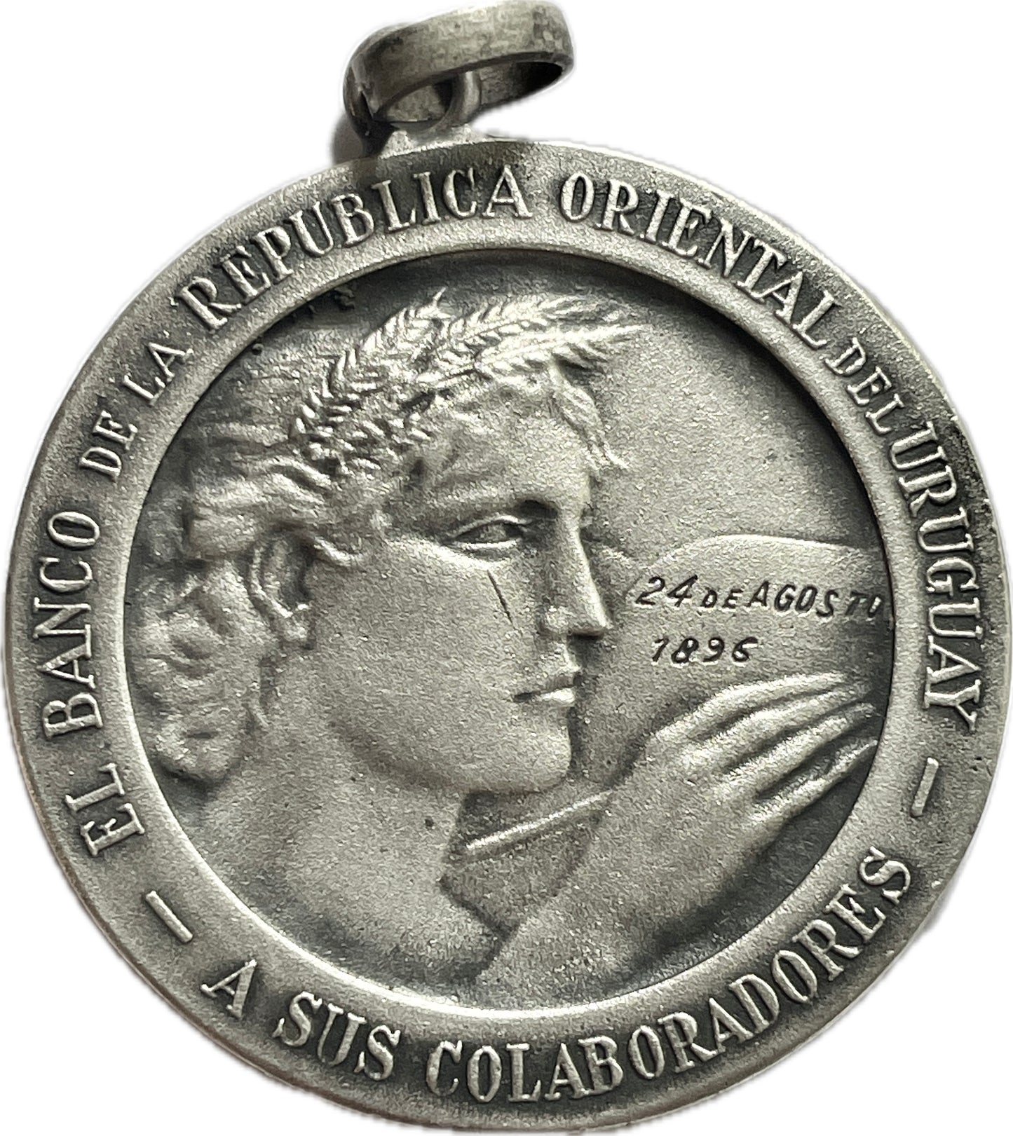 Uruguay - BROU medalla 25 años de servicio