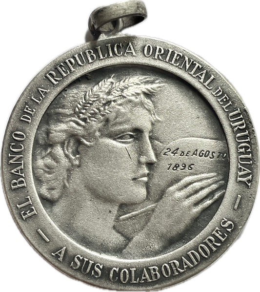 Uruguay - BROU medalla 25 años de servicio