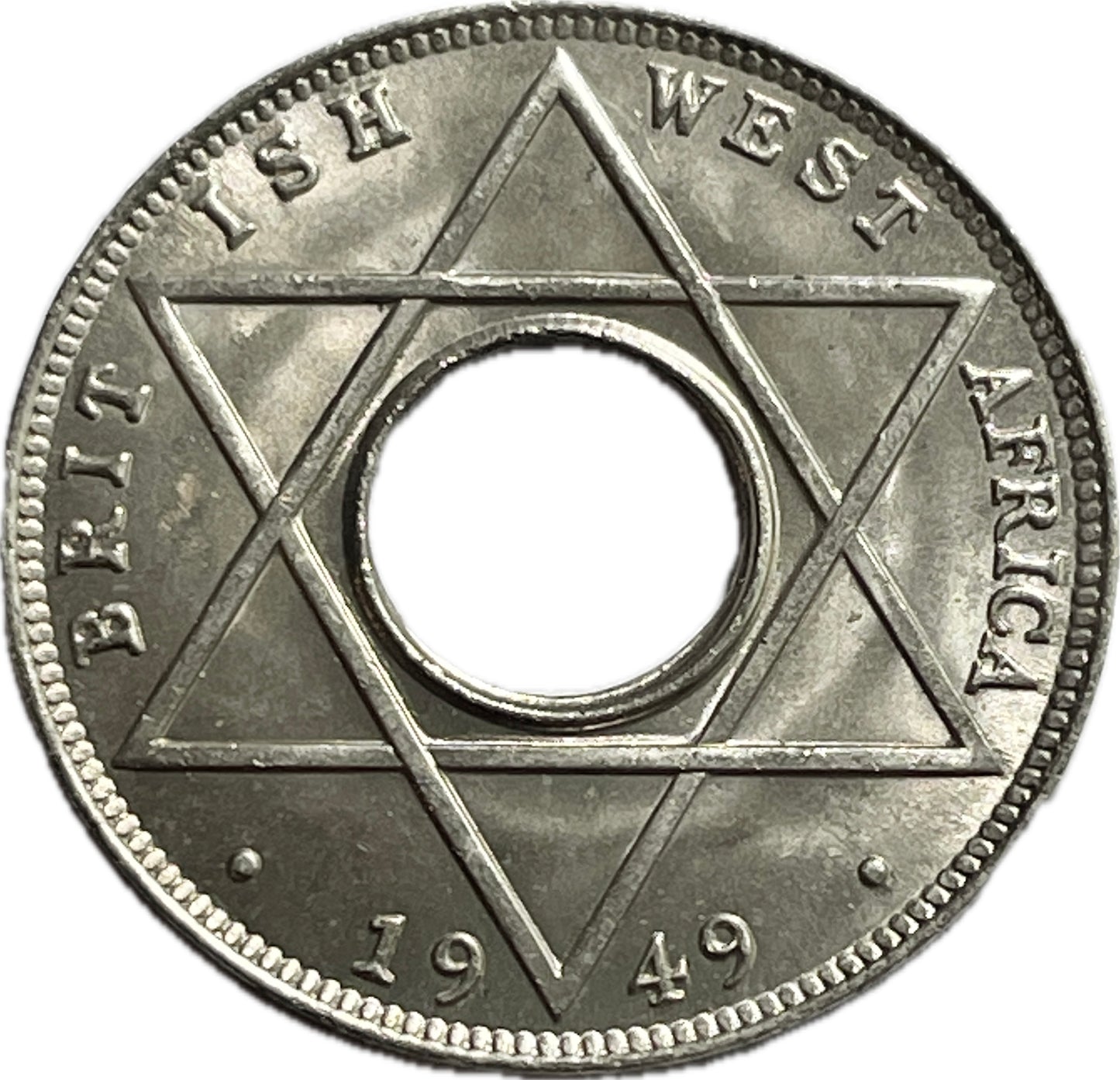 África Occidental Britanica - 1949 - 1/10 Penny - Sin Circular