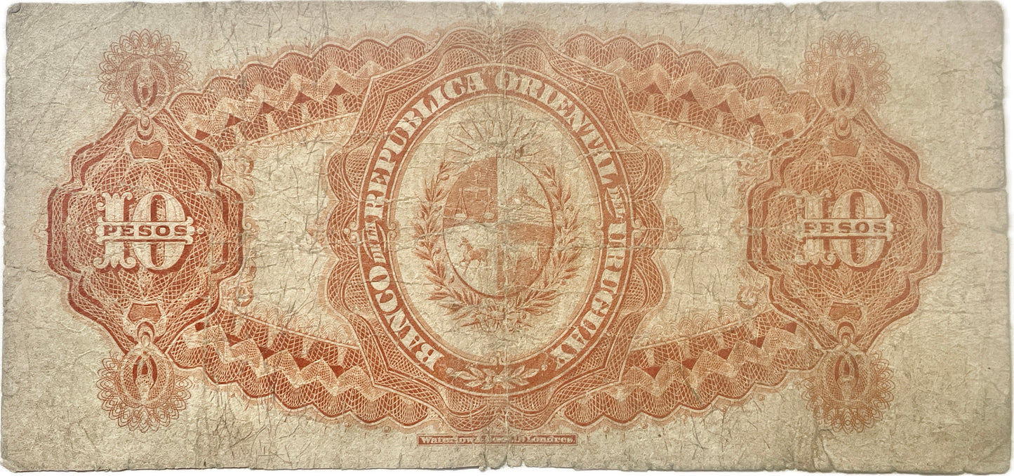 Uruguay - 1896 - 10 Pesos - 4.V.1