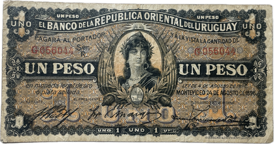 Uruguay - 1896 - 1 Peso - 2.III.8