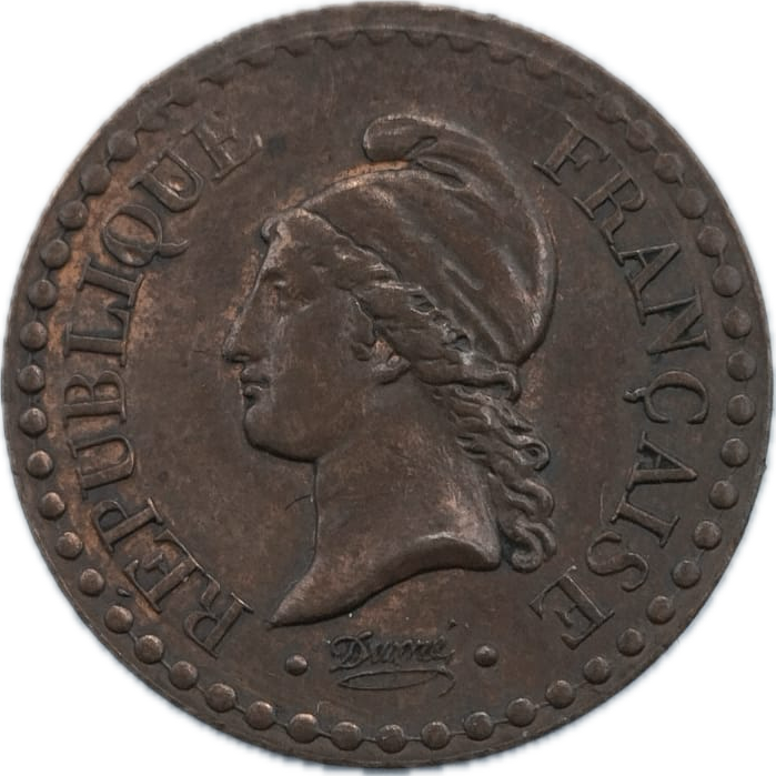 Francia - 1848 - 1 Centimo - Sin Circular