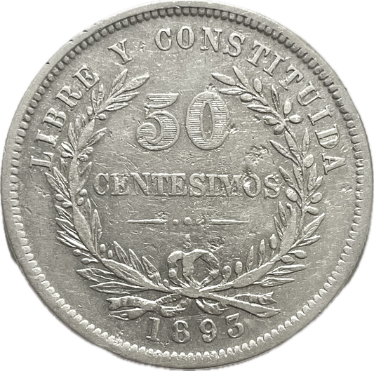 Uruguay - 1893 - 50 Cent