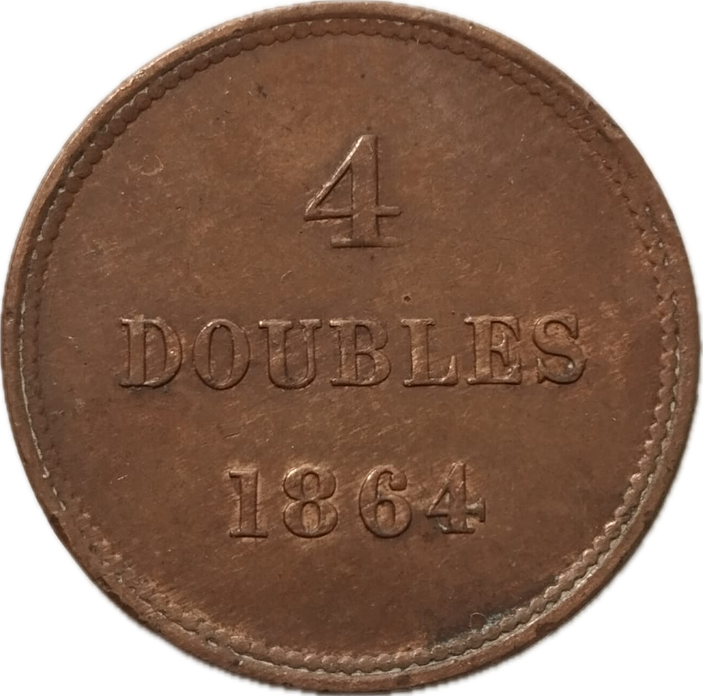 Guernesey - 1864 - 4 Dobles